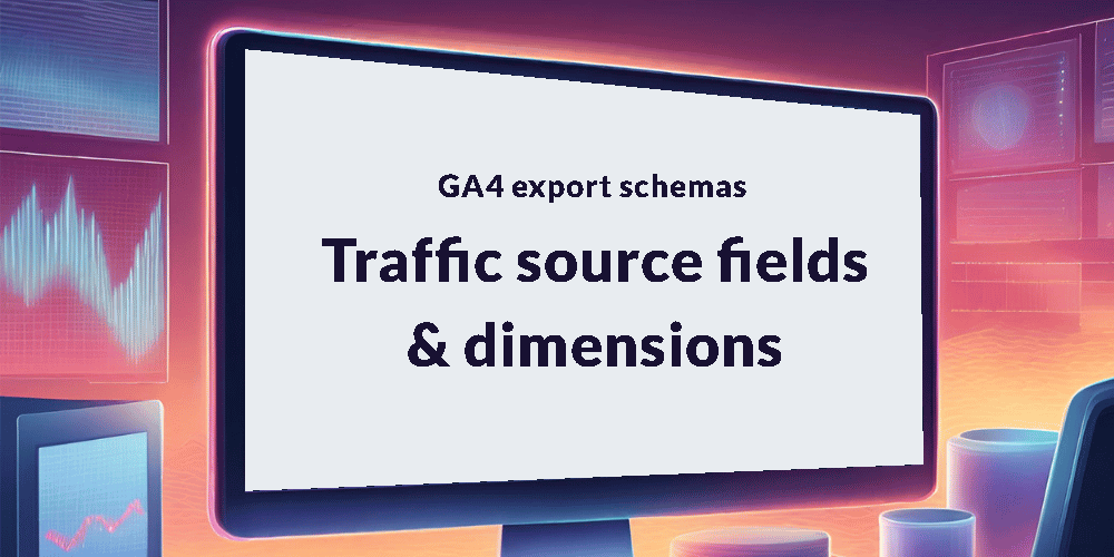 Traffic source fields & dimensions